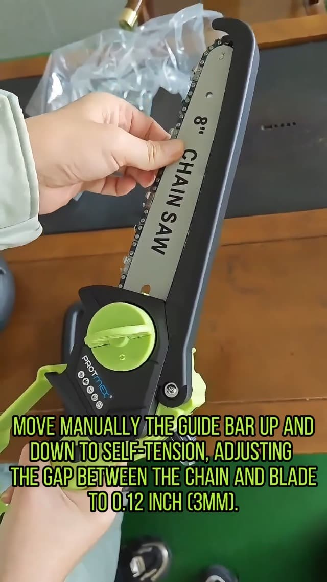 2-in-1 Cordless Pole Saw 8 Inch＆Mini Chainsaw, with 2×4.0Ah 21V Battery and Charger, Brushless Motor, Total Reach of Max 15ft, Electric Pole Saw for Tree Trimming and Hedge Cutting