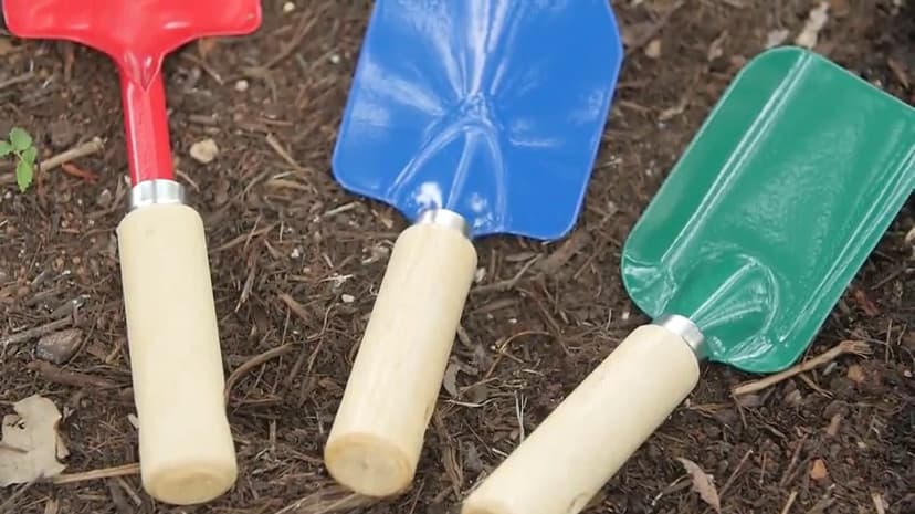 G & F Products 10051 JustForKids Kids Water Pail with Garden Tools Set, Blue,4 pieces