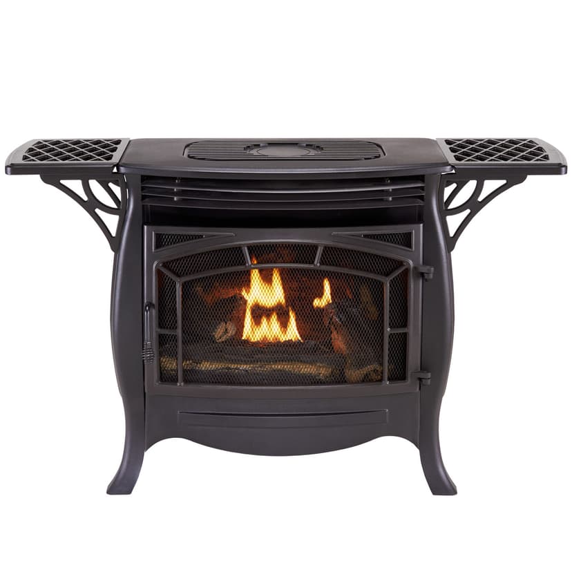 Duluth Forge Dual Fuel Ventless Gas Stove - Model FDSR25, Matte Finish, Remote Control