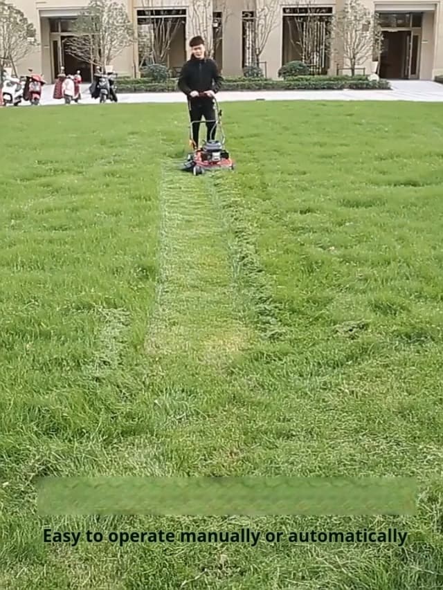 Self Propelled Gas Lawn Mower, 141cc Gas Engine Lawn Mower with 20 Inches Blade, Walk-Behind Lawn Mower, Cordless Lawn Mower Push Lawn Mower with 50L Grass Tank, Big Wheels, USA Fast Arrival