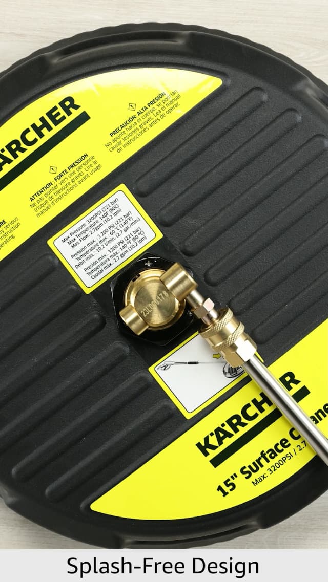 Kärcher Pressure Washer Surface Cleaner, Extension Wand, QC, 1/4 - 2600-3200 PSI