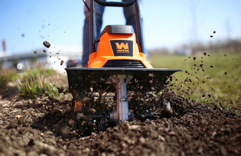 WEN Electric Tiller and Cultivator with 14-Inch Tilling Width and 10-Amp Motor (TC1014)
