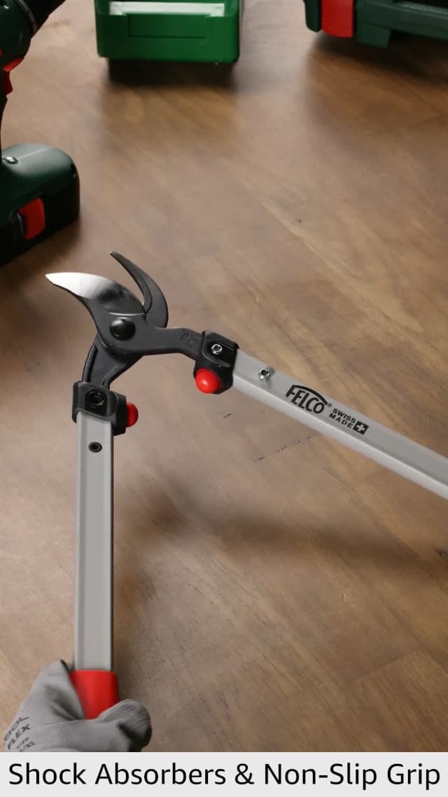 FELCO Pruning Loppers (F 211-50) - Heavy Duty Ergonomical Hedge & Tree Limb Trimmer (50cm)