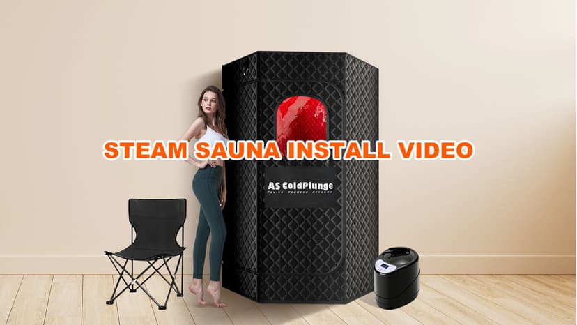 Portable Steam Sauna for Home, XL Sauna Tent with 3L 1200W Steamer & Red Light, Foldable Chair & Mat, Indoor Personal Spa for Relaxation, Detox & Recovery