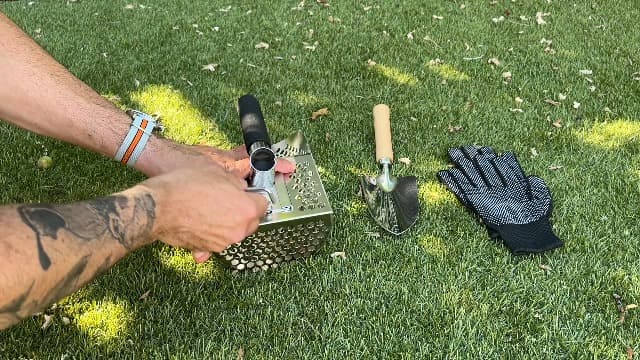 Sand Scoop with Shovel for Metal Detecting, Metal Detector at Beach,Heavy Duty Stainless Steel Metal Detecting Tool,Treasure Finds Scoop, Digging Shovel Fast Sifting Shovel