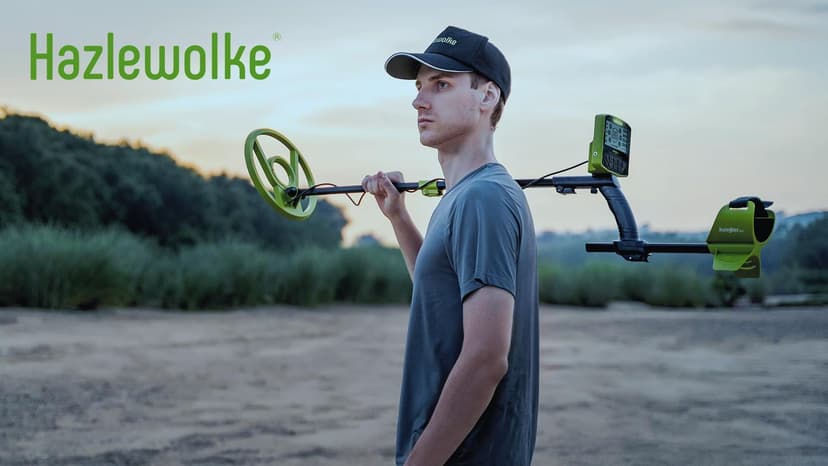 Metal Detector for Adults, Rechargeable Battery for 20H Typical Use, 5 Professional Mode with Higher Accuracy 10” Waterproof Coil for Gold Detecting