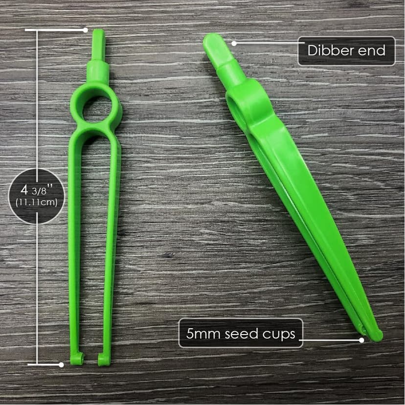 Cannakan™ HUGGERS™ Cupped Seed Tweezers Featuring a Dibber End for Planting Seeds.