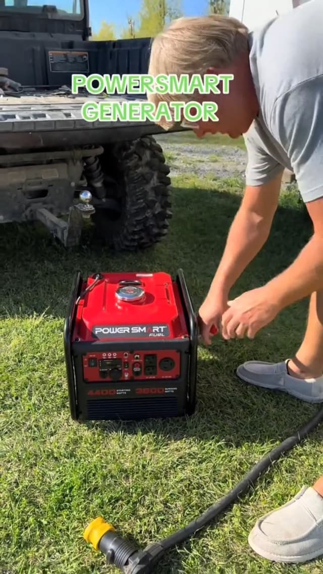 PowerSmart 4400-Watt Portable Generator with Inverter Technology, CO Sensor, RV Ready, DL5040C