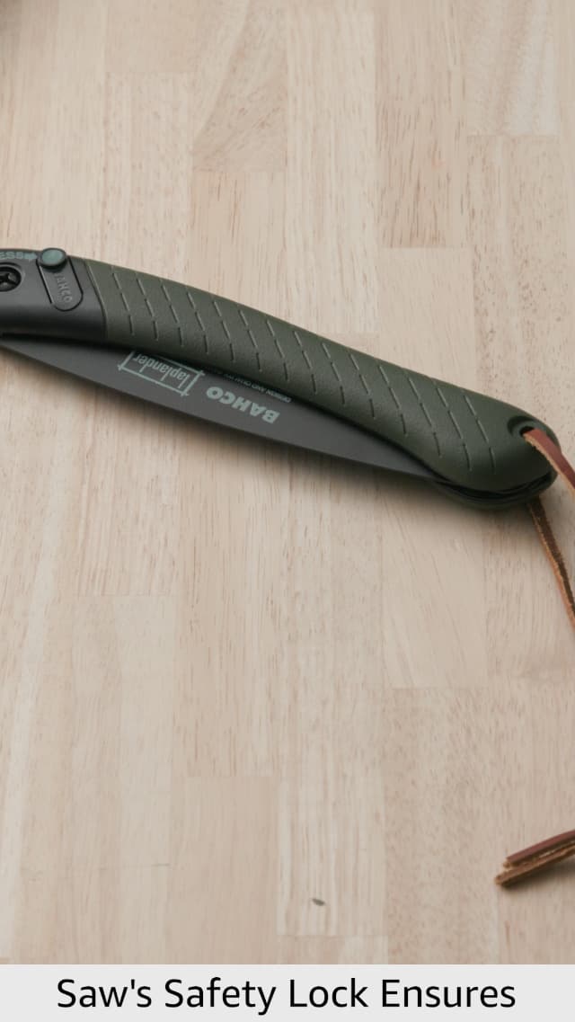 Bahco 396-LAP Laplander Folding Saw, 9-Inch Blade, 7 TPI, Green