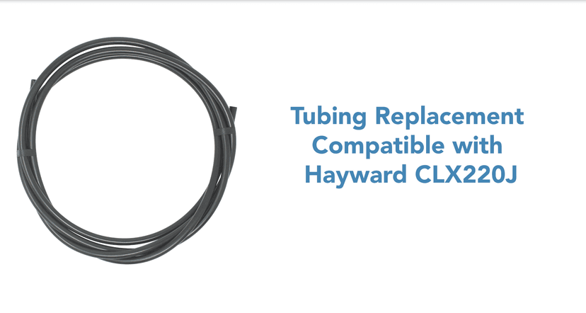AppliaFit 8-Feet Chlorinator Tubing Compatible with Hayward CLX220J for Chlorine and Bromine Feeders Series CL200, CL220, CL220BR (1-Pack)