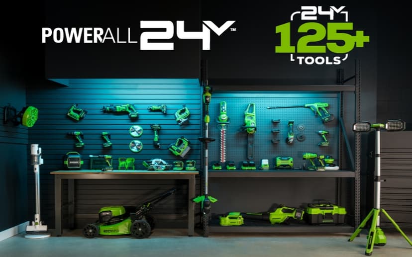 Greenworks 48V (2 x 24V) 20" Brushless Cordless (Push) Lawn Mower (LED Headlight), (2) 4.0Ah Batteries and Dual Port Rapid Charger Included (125+ Compatible Tools)