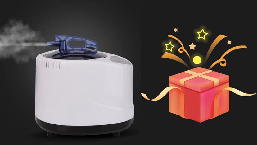 Sauna Steamer Machine, Portable Sauna Steamer, Steam Generator for Sauna, 2.5 Liter Home Sauna Steamer Pot with Remote Control, Steam Cup, Home Spa Sauna Accessories
