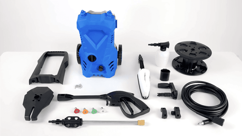 4500PSI Electric Pressure Washer 2.8GPM Power Washer 1600W High Pressure Cleaner Machine with 4 Nozzles Foam Cannon Powerwasher for Home use, 2-Year Limited (Blue)