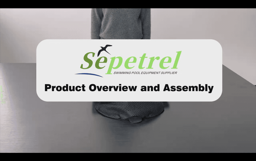 Sepetrel Swimming Pool Leaf Skimmer Net,Rubber Lip & Reinforced Frame Double-Layer Deep Rake(NO Pole)