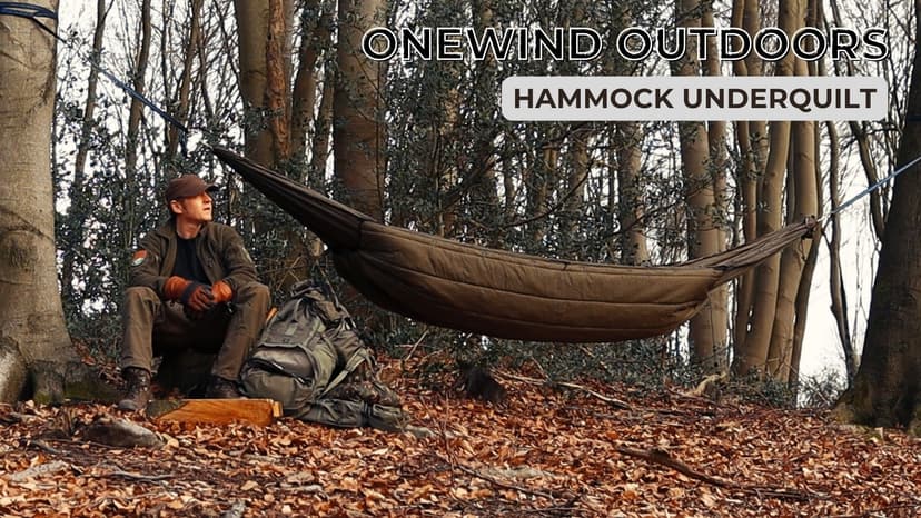 onewind Double Hammock Underquilt Warm Insulation Ultralight 3-4 Season Camping Quilt, Portable for Hiking, Backpacking