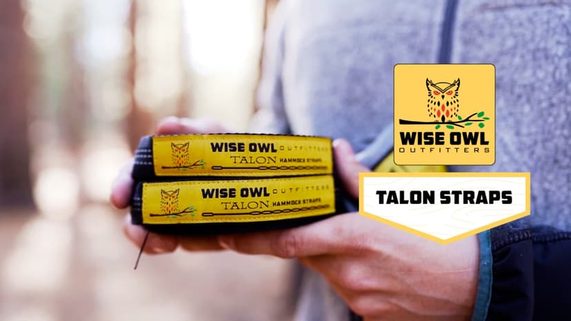 Wise Owl Outfitters Hammock Straps for Trees Heavy Duty - Set of Two 10ft Long, 1 Inch Thick Camping Hammock Tree Straps w/ 38 Loops & 2D Carabiners - Essential Hammock Accessories