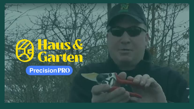 PrecisionPRO 8" Titanium Pruning Shears - Heavy Duty Professional Bypass Pruner - Use As Rose Clippers, Premium Gardening Secateurs, Garden Scissors, Handheld Yard, Tree, & Plant Tool