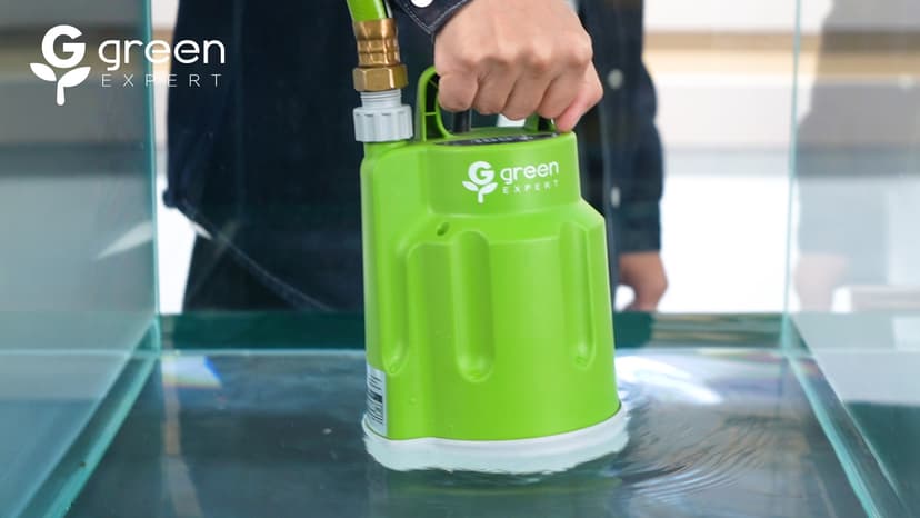 Green Expert 1/4HP Submersible Sump Pump 25-Foot Power Cord High Flow 1800GPH for Water Removal Household Drainage Utility Pump Easy to Use in Pools Hot Tub Flooded House Suit to Garden Hose