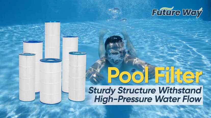 Future Way CCP420 Pool Filter Cartridges Replacement for Pentair Clean & Clear Plus 420, Replace Pentair R173576, Pleatco PCC105-PAK4, 420 sq.ft, 4-Pack