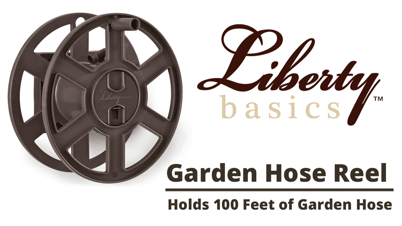Liberty Basics 510 Wall Mount Hose Reel, Bronze