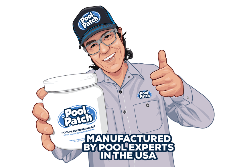 Pool Patch White Pool Tile Grout Repair Kit, 3-Pound, White