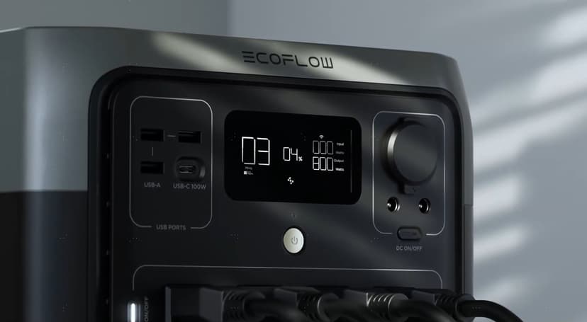 EF ECOFLOW Portable Power Station RIVER 2 Pro, 768Wh LiFePO4 Battery, 70 Min Fast Charging, 4X800W (X-Boost 1600W) AC Outlets, Solar Generator for Outdoor Camping/RVs/Home Use Black