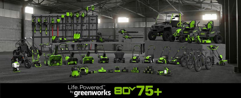 Greenworks 80V 42" CROSSOVERZ Zero Turn Lawn Mower, (4) 5.0Ah Batteries and (600W) Plug in Charger