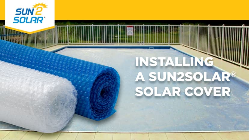 Sun2Solar Blue 18 ft Round Pool Solar Cover | 800 Series | Heat Retaining Blanket for Above Ground & Inground Swimming Pools | Use The Sun's Natural Energy to Heat Pool | Bubble Heating Blankets