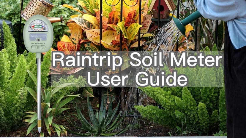 Soil Moisture Meter, 4-in-1 Moisture Meter for Plants, Tester for Moist, Light,Nutrients, pH, Soil Test Kit, Great for Garden, Lawn, Farm, Indoor & Outdoor Use, No Battery Required