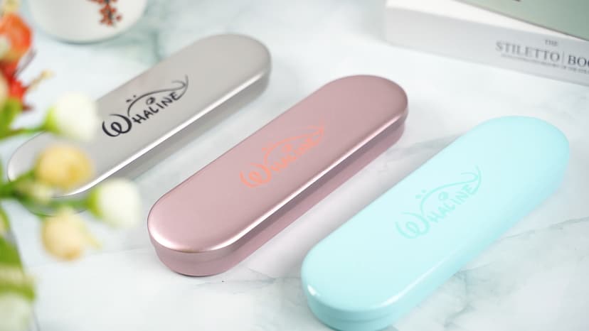 Whaline Weeding Vinyl Tools 4 Pieces Precision Stainless Steel Cricut Weeder Tool with Case, Vinyl Craft Paper Craft Tool Kit for Silhouettes Cameos, Lettering Scraper Hook Spatula Tweezers