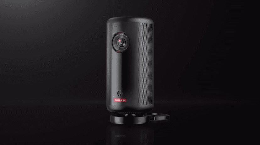 NEBULA Capsule 3 GTV Projector, Netflix Officially Licensed, 1080P Smart Mini Projector with Wi-Fi, 2.5 Hours of Playtime, 120-Inch Display, Dolby Digital, Ultra Portable for Any Space