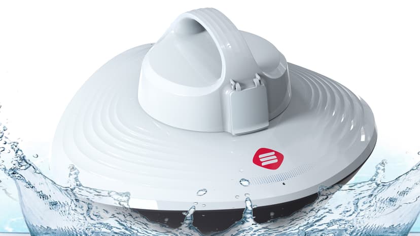 Pool Cleaner - Cordless Robotic Pool Vacuum for Above Ground & In-Ground Swimming Pool Automatic Water Cleaner with Top Handle, Robotic Underwater Cleaner with Filter（White3）