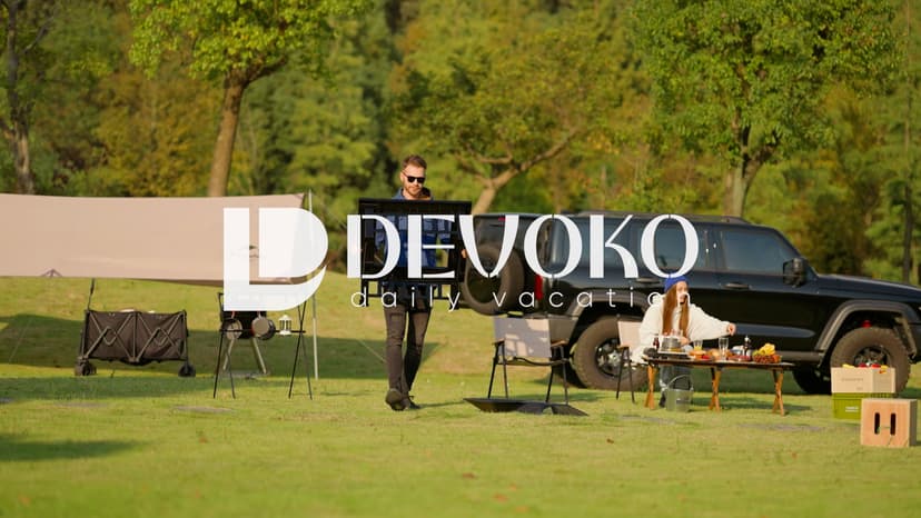 Devoko Outdoor Fire Pit, 32 Inch Firepit Table Metal Outdoor Fireplaces with Waterproof Cover for Outside Patio Camping (Black)