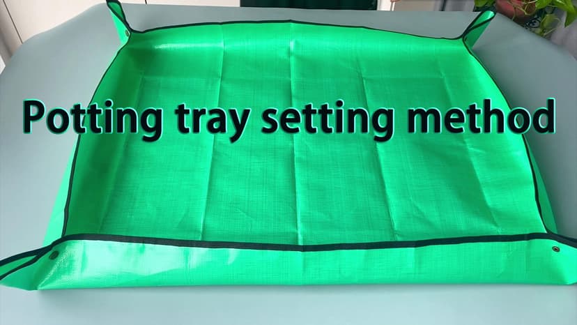 Repotting Mat for Indoor Plant Transplanting Control Mess, 26.8"X26.8" Waterproof Succulent Potting Mat Square Planting Tray Soil Change Mat Gardening Gifts for Plant Lovers