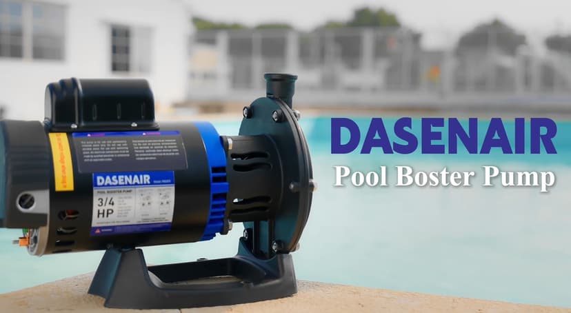 Booster Pump,3/4 HP Pure Copper Motor with Dual Voltage(115V or 230V),IPX4 Waterproof Compatible for Pressure Side Pool Cleaners Vac-Sweep 280,380,3900