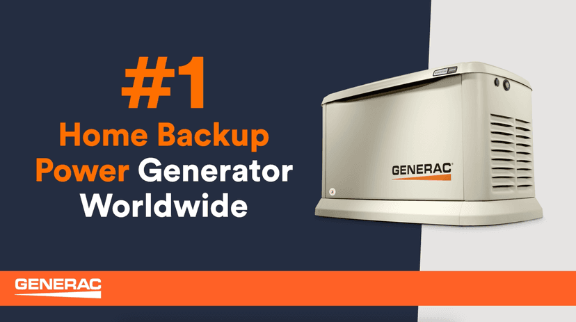 Generac Guardian 24kW Home Standby Generator with 200 Amp Transfer Switch, Durable All Aluminum, WiFi Enabled with G-Force Engine, Easy to Use, Whole House Power Backup, Smart Outage Solution - Bisque