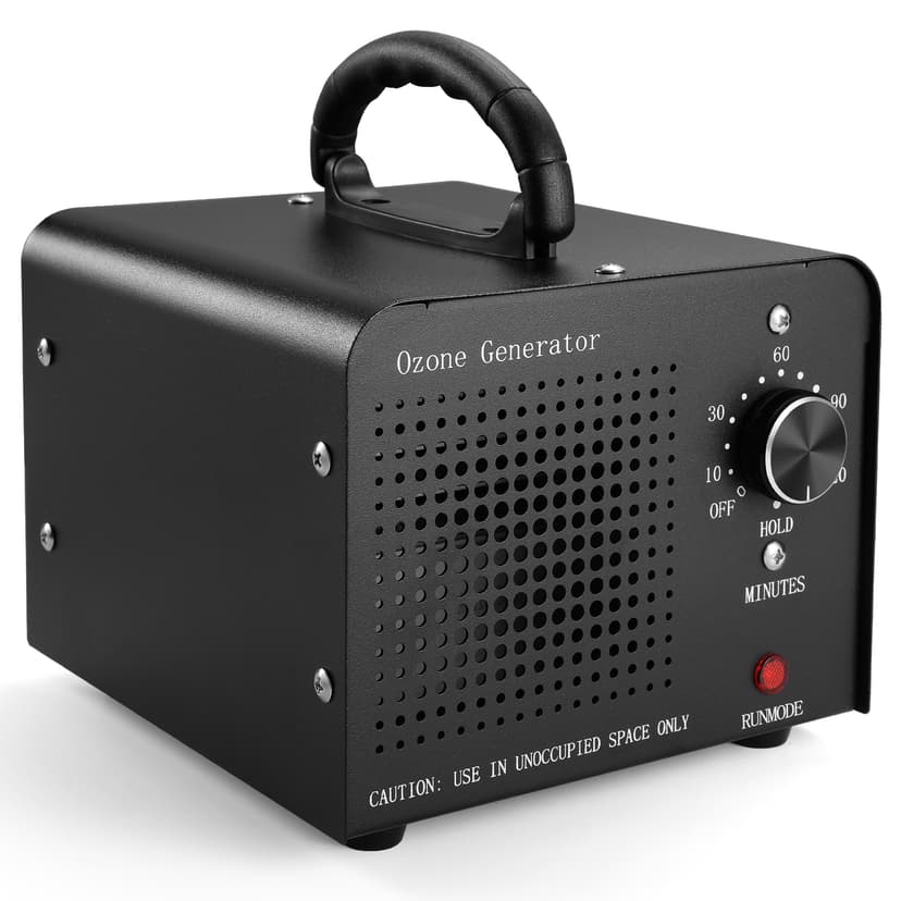 0zone Generator 30000mg - O3 Air Purifier for Home & Car, Ozone Machine Odor Removal for Smoke & Pet (Black)