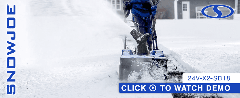 Snow Joe 24-Volt IONMAX Cordless Snow Blower (18-Inch Width, Standard Kit (w/2 x 4-Amp Batteries))