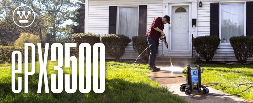 Westinghouse ePX3500 Electric Pressure Washer, 2500 Max PSI 1.76 Max GPM with Anti-Tipping Technology, Onboard Soap Tank, Pro-Style Steel Wand, 5-Nozzle Set, for Cars/Fences/Driveways/Home/Patios