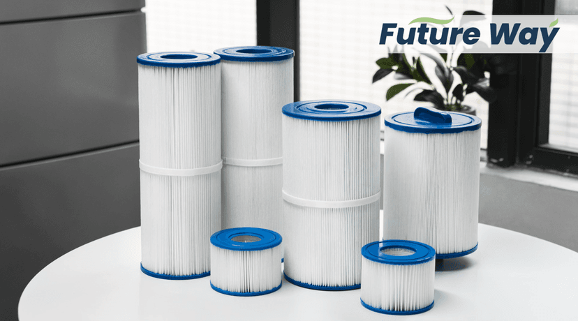 Future Way PWW35L Hot Tub Filter Replacement for Master Spa X268548-PMA-R3, Waterway 817-4035, Teleweir 35 SF, Replace Pleatco PWW35L, Unicel 4CH-935, SD-01235, PDC580-AFS, Spa Filter, 35 Sq. Ft