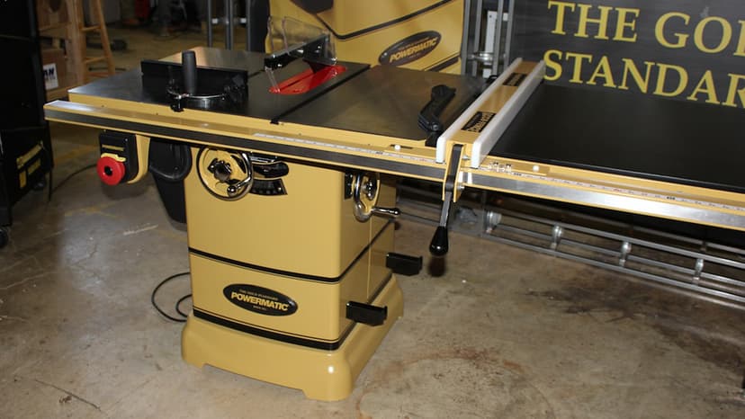 Powermatic 10-Inch Table Saw, 52-Inch Rip, 1-3/4 HP, 115/230V 1Ph (Model PM1000)