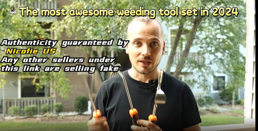 2025 Hand Weeder Tool, Rubber Handle Manual Weeder Puller Tool, Uprooting Weeding Tools, Crack Weeder Crevice, 4 Teeth Weeding Tool, Weeding Artifact Tool for Gardening(3 Pcs)