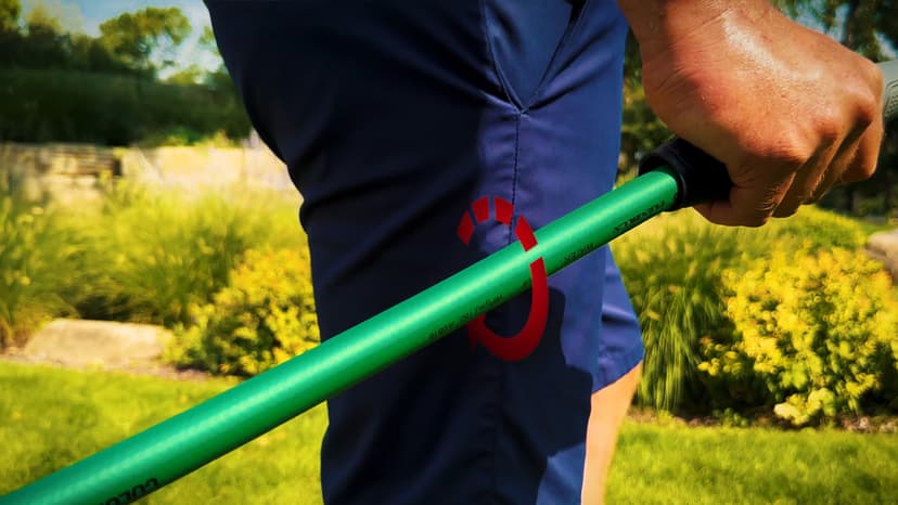 Flexzilla Colors SwivelGrip Garden Hose 5/8 in. x 50 ft., Lightweight All-Weather Water Hose, Durable and Flexible, Leak-Free Connections, Brown Mulch