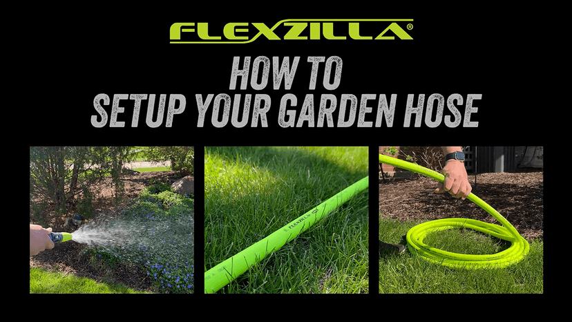 Flexzilla Garden Hose 3/4 in. x 100 ft., Heavy Duty, Lightweight, Drinking Water Safe, ZillaGreen - HFZG6100YW-E