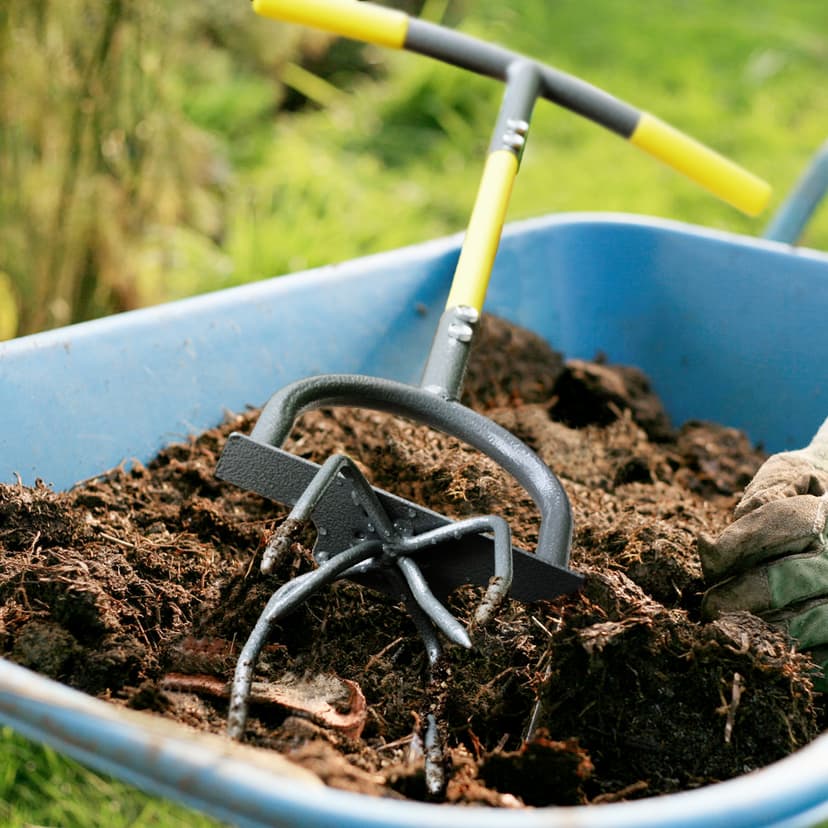 Jardineer Hand Tiller Garden Claw, Garden Twist Tiller Heavy Duty, Manual Soil Tiller for Flower Box and Raised Bed