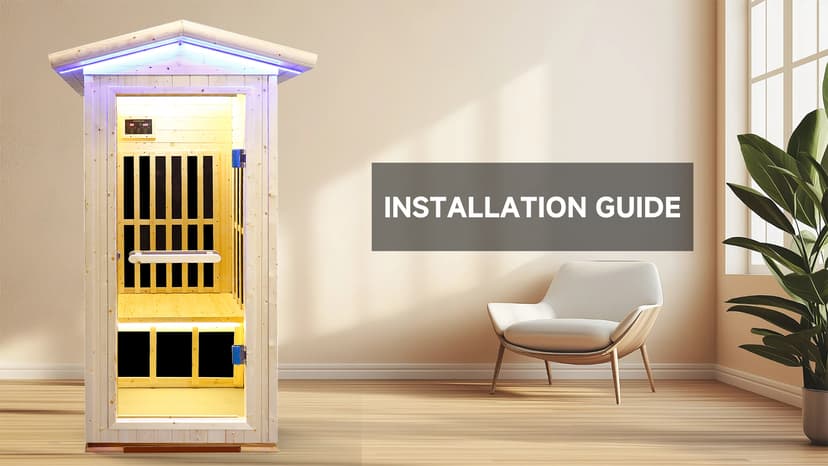 Outdoor Sauna 1 Person for Home Backyard Sauna Outdoor Infrared Sauna 1 Person Dry Sauna for Home Far Infrared Sauna Outdoor Spruce Wood Sauna 1300W Low EMF Single Person Infrared Sauna Room in Home