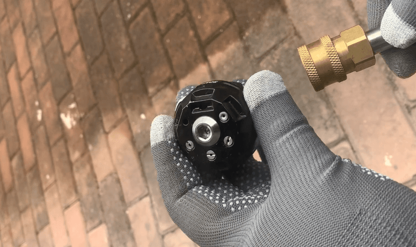 Meteor Blast Pressure Washer Nozzle, 6-in-1 Quick Change over and Adjustable, Power Washer Tips Replacement with 1/4 inch Quick Connector, MAX 4500PSI for Pressure Washer