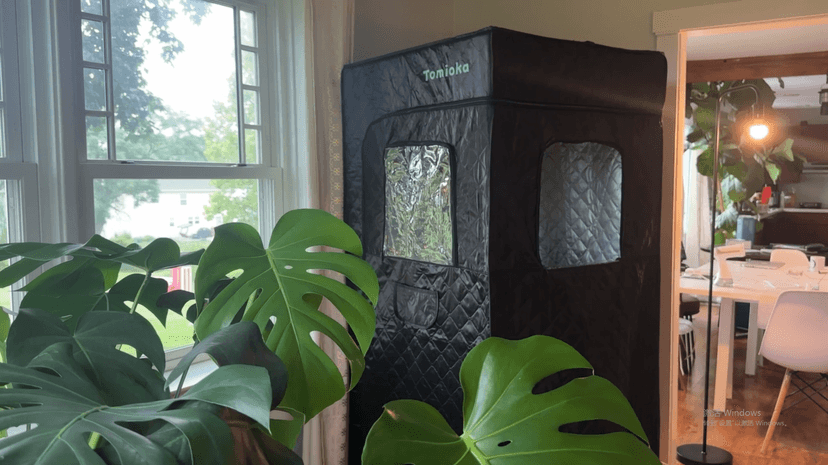 Sauna Box, Portable Steam Sauna for Body Relaxation, Portable Sauna for Home, Personal SPA Steam Sauna with 3L /1500W Steamer, 9 Levels Temp Control, Full Body Sauna Tent for Spa,Indoor,Outdoor