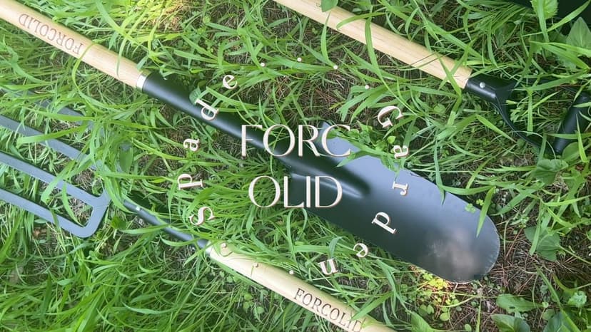 Garden Fork, 4-Tine Spading Digging Fork, Pitch Fork-45Inch, Forged Steel Y-Grip, Wood Handel