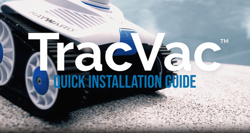 Hayward TracVac Lightweight Automatic Suction Vacuum Cleaner with Hose and Valve for In Ground Swimming Pool Maintenance, White